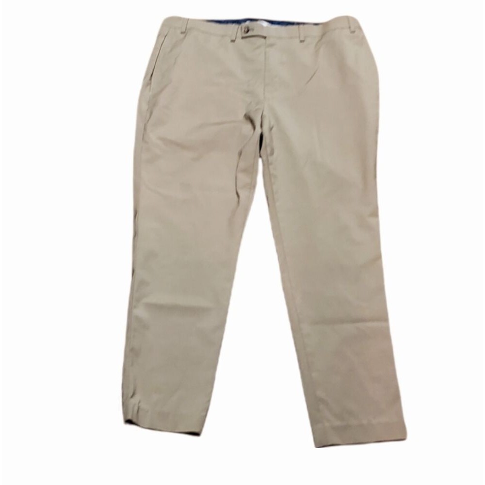 Mens Wool Blend Khaki High Performance Lauren Ralph Lauren Dress Pants